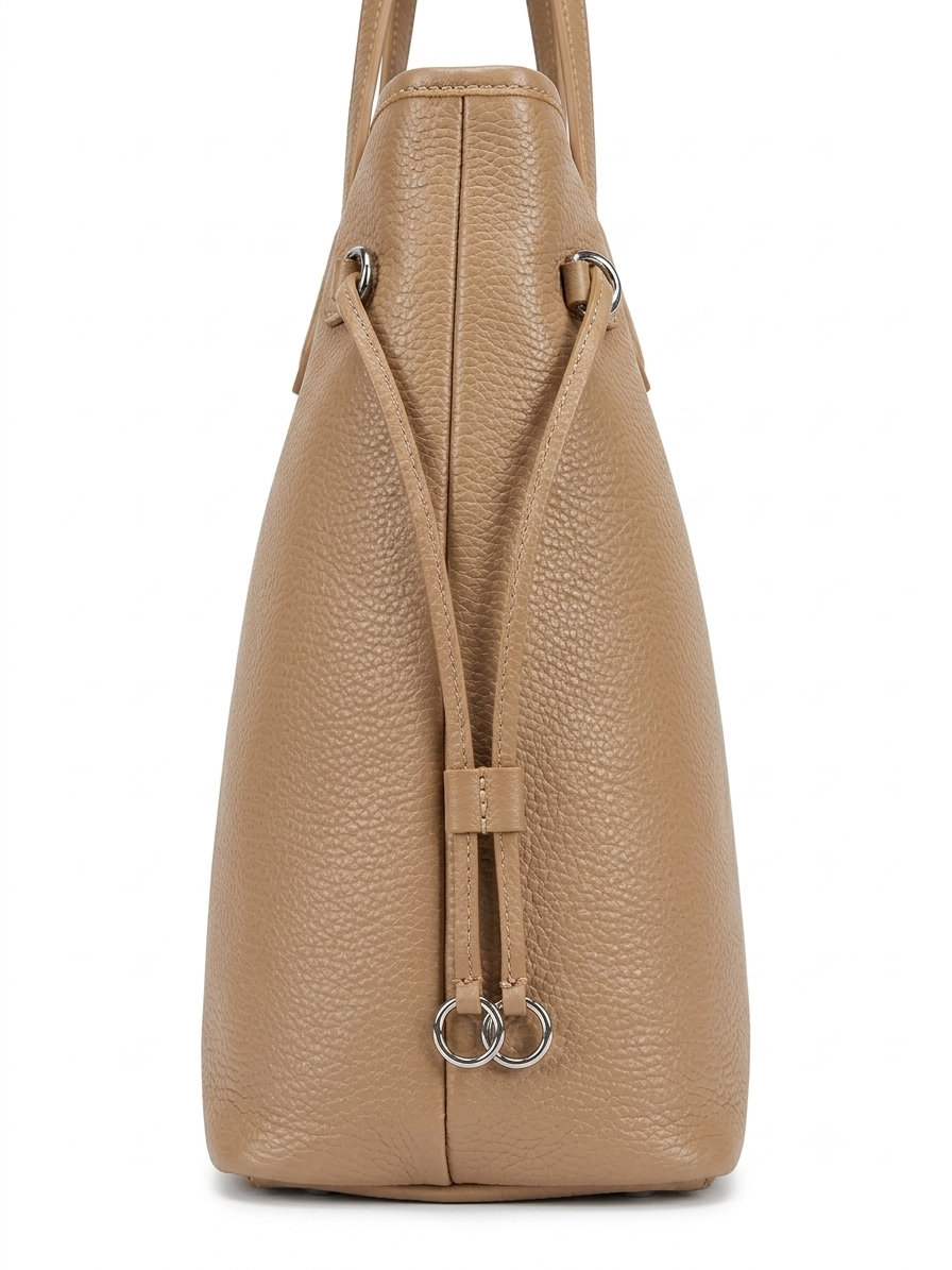 Preggio Leather Tan Tote Bag